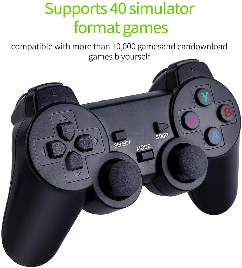 وحدة تحكم Game Stick 4K، أجهزة تحكم، HDMI، 3500 لعبة، متوافقة مع Android TV/الكمبيوتر/الكمبيوتر المحمول/جهاز العرض63174329222529112