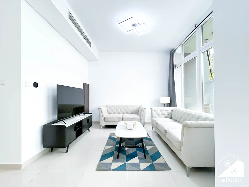 Luxury 3-Bedroom Duplex in Damac Hills & balcony - ALL BILLS Inc. + FREE Parking & Wifi63828706601601111