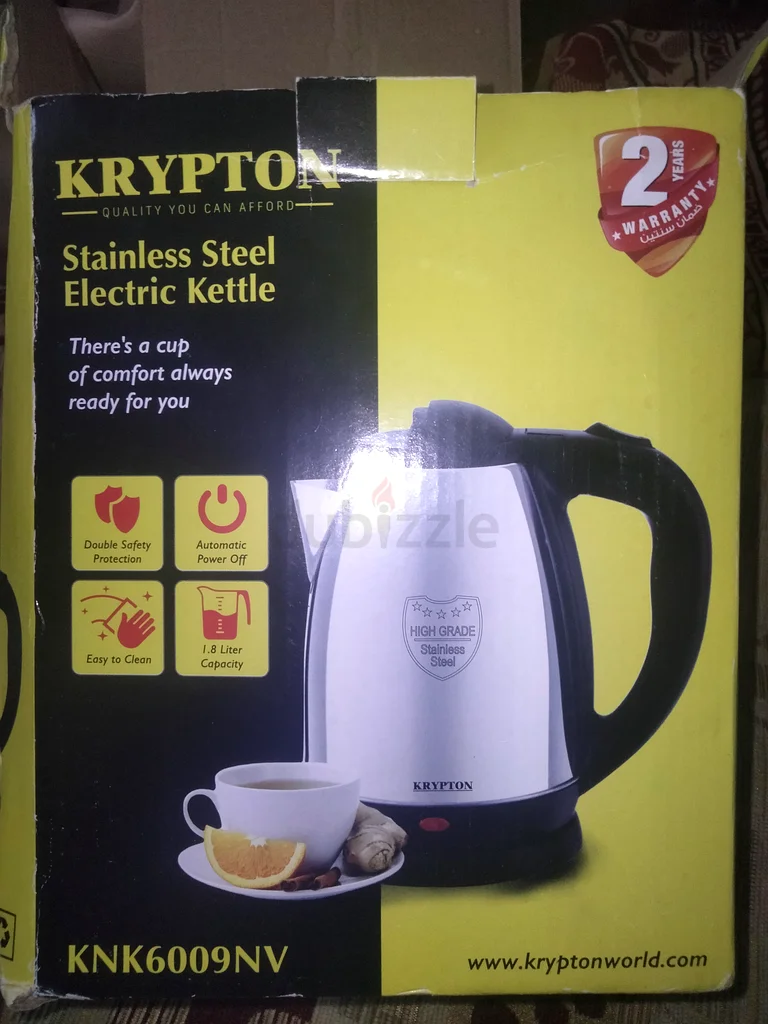 Krypton Stainless Steel Electric Kettle - Comfort  Safety Combined!632524350191371121