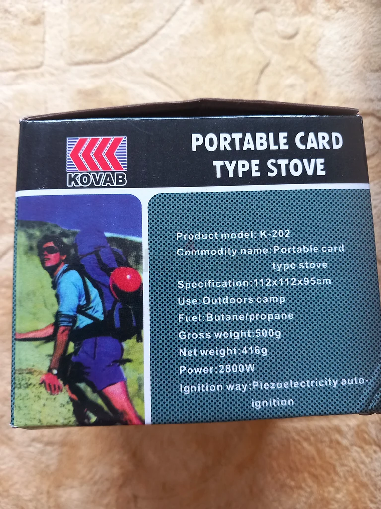Compact and Efficient Portable Card Type Stove63246237266178111