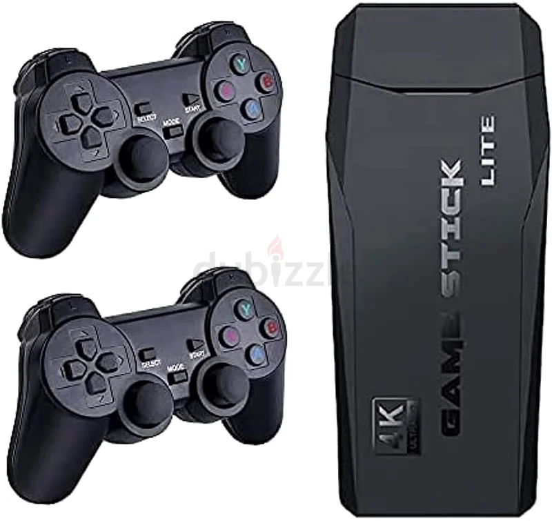 وحدة تحكم Game Stick 4K، أجهزة تحكم، HDMI، 3500 لعبة، متوافقة مع Android TV/الكمبيوتر/الكمبيوتر المحمول/جهاز العرض63174329222529111
