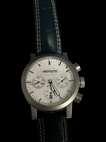 Aurenaitec automatic chronograph used watch