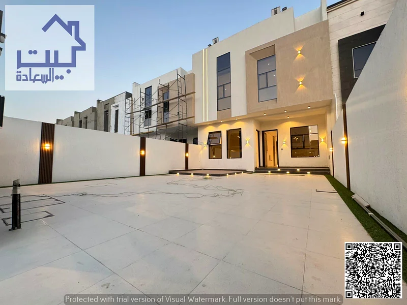 فيلا تاون هاوس للبيع، واسعة، تتكون من طابقين وسطح، وصالتي استقبال، وغرفة جلوس، و6 غرف نوم رئيسية، و8 حمامات، وخزائن مدمجة، وغرفة تخزين63171751799937112