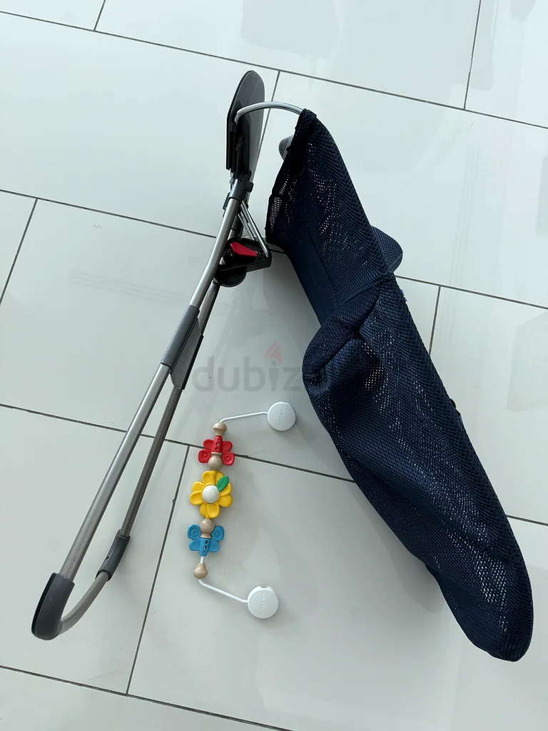BabyBjorn Bouncer Bliss - Navy Blue + Toy63205890731650112