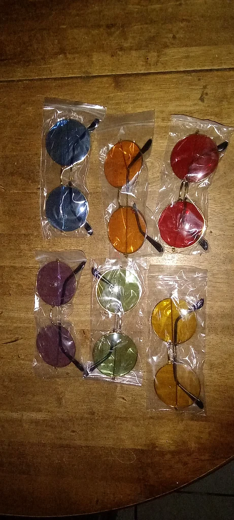 Set of 6 Colorful Sunglasses63241132717057110
