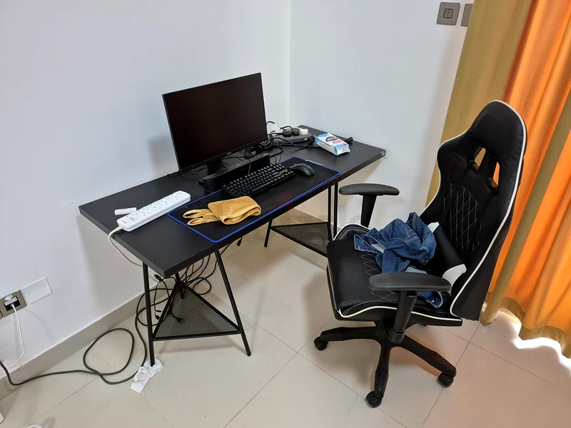 Black IKEA table 120×8063219827210882113