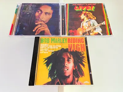 3 Bob Marley Music CD’s