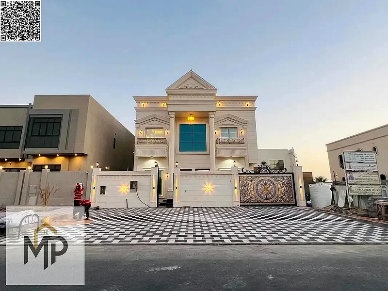 Luxury villa for sale in Al Alia, the most upscale area of Ajman - Ajman, 7 rooms, high-end finishes, and a strategic location near all services63871901486593112