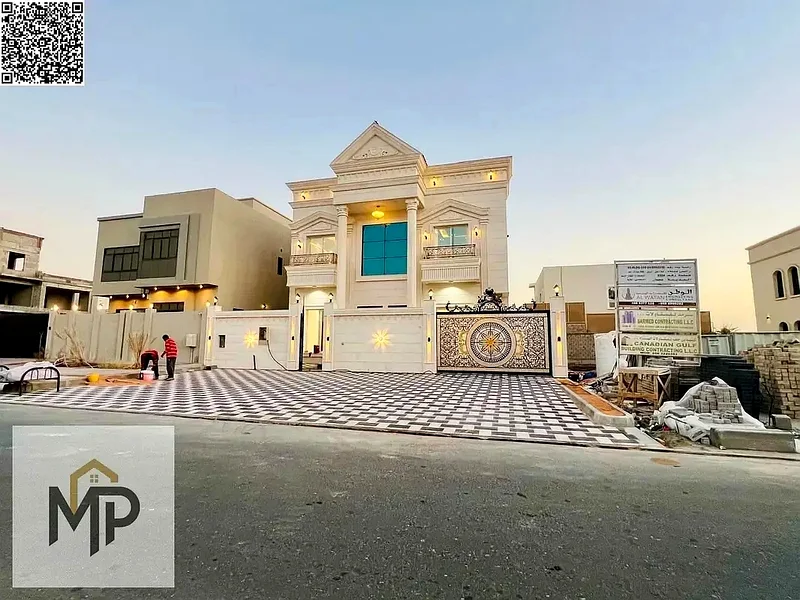 Luxury villa for sale in Al Alia, the most upscale area of Ajman - Ajman, 7 rooms, high-end finishes, and a strategic location near all services63871901486593111