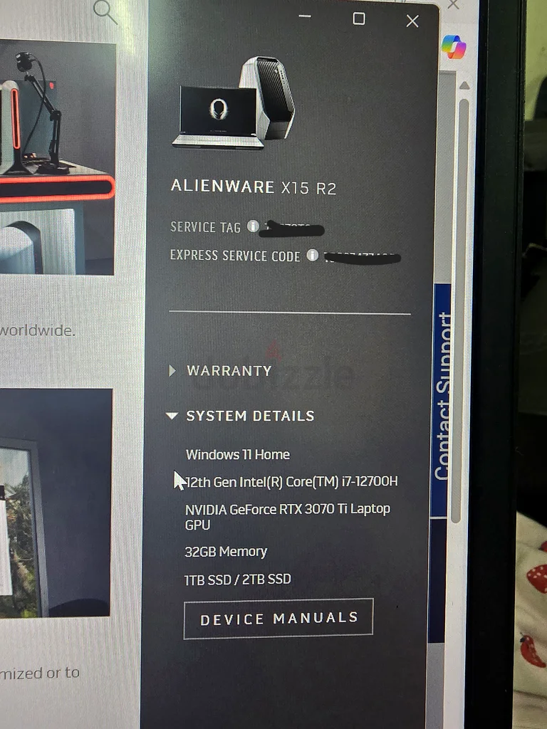 Alienware X15 R2 Gaming Laptop for Sale63263510088834114