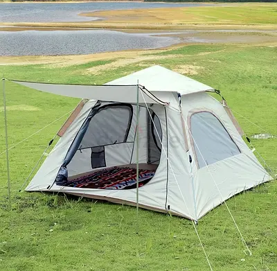 Super Lightweight Portable Outdoor Camping Tent Nylon Waterproof Family Tent