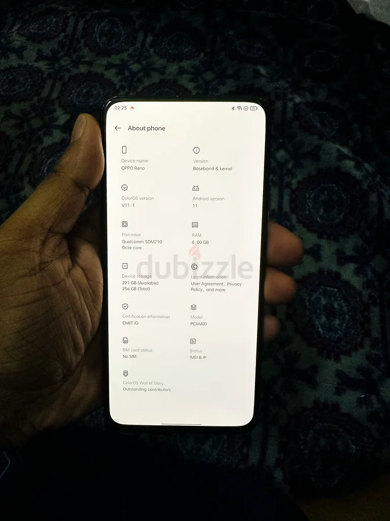 Oppo reno 6/256GB63181304074753114
