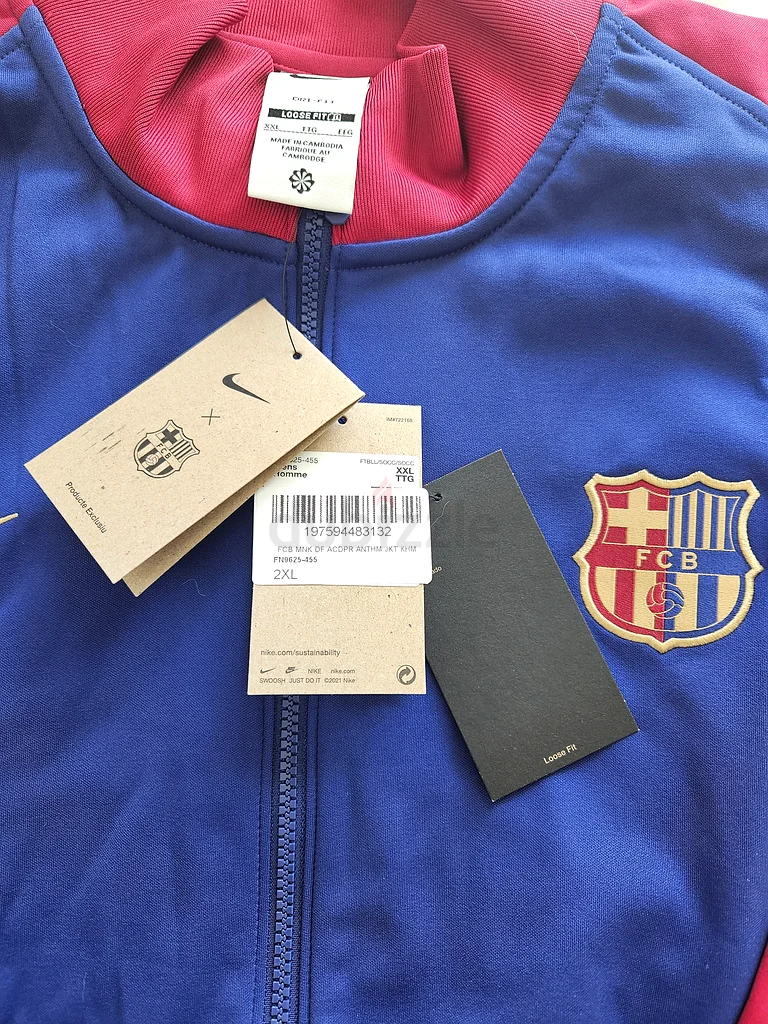 سترة نايك في سي برشلونة بسحاب - مثالية للمشجعين! 2XL63237616656515111