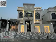 For sale, a villa in Ajman Al Helio, 6 master rooms, a Majles room, a hall, and a maid’s room, fre