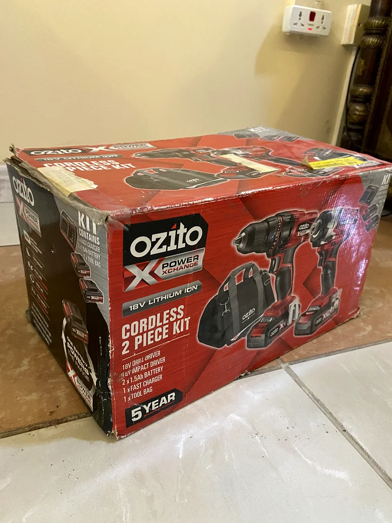 Ozito Compact Drill Driver Kit63222844792578110