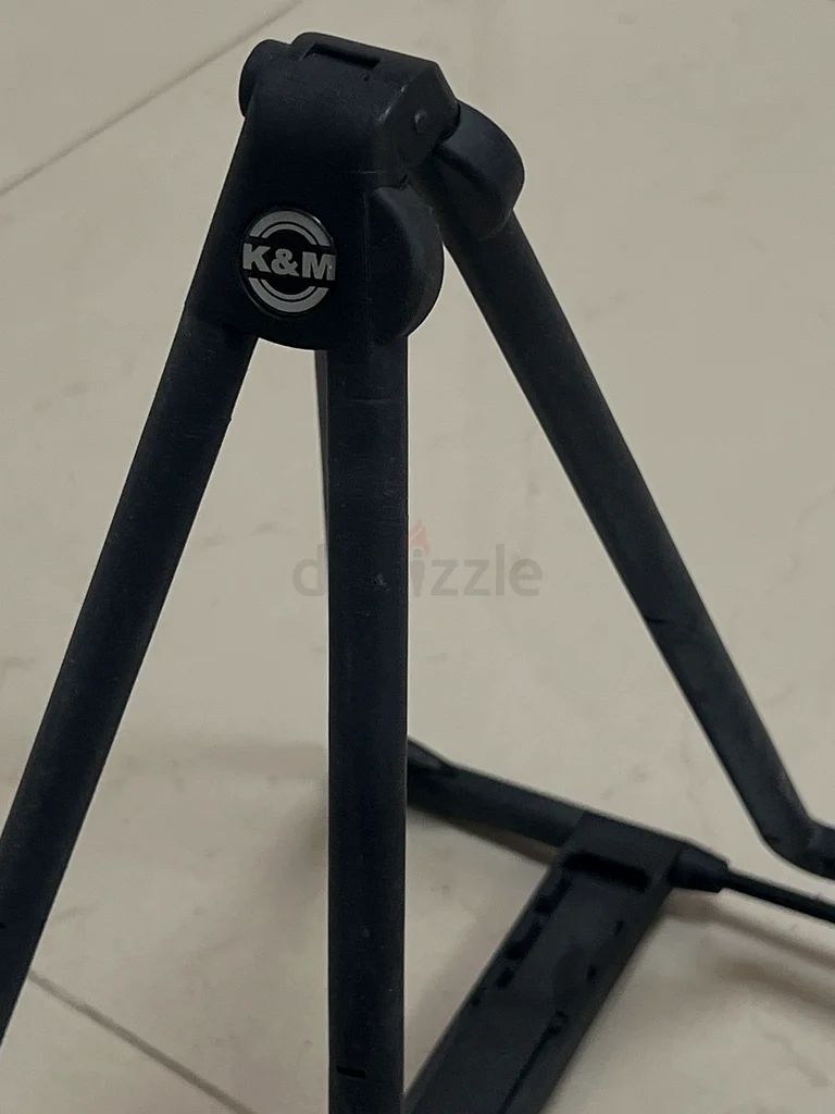 Premium Adjustable Guitar Stand for Musicians with 2 picks - KM63230180125698111