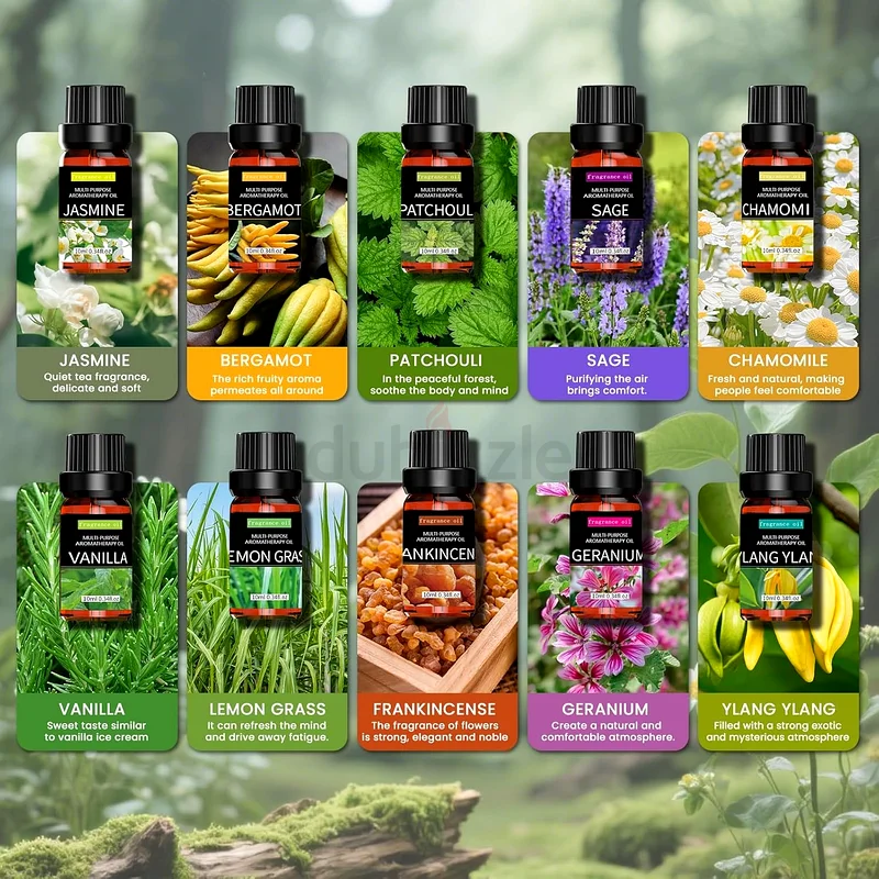 2222 - PEDOOD Essential Oil Set - 100% Natural Essential Oils 20 x 10ML - Essential Oils Gift Set63189623775491113
