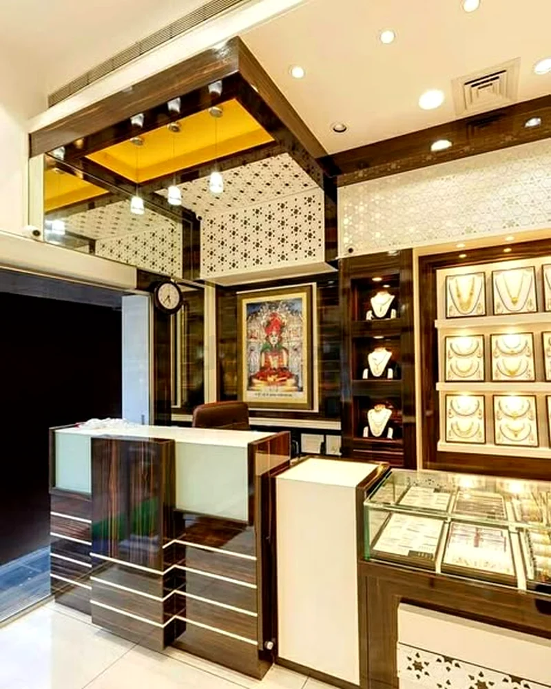 Gold shop decoration with pu paint63217828630915114