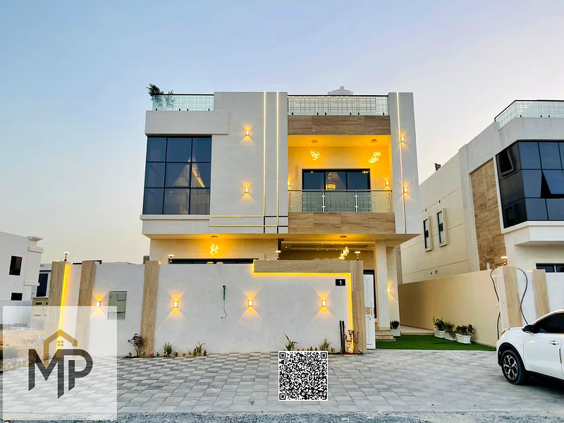 A distinctive villa for sale in Al Helio 2 🏡, including luxurious furniture 🛋️, air conditioners ❄️, and full registration 📑 fees ready for IMEDI.63897311422466113