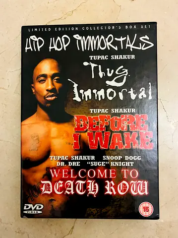 Tupac Shakur DVD Collection – 8 Rare Docs - incl 1 Sealed  1 Box Set