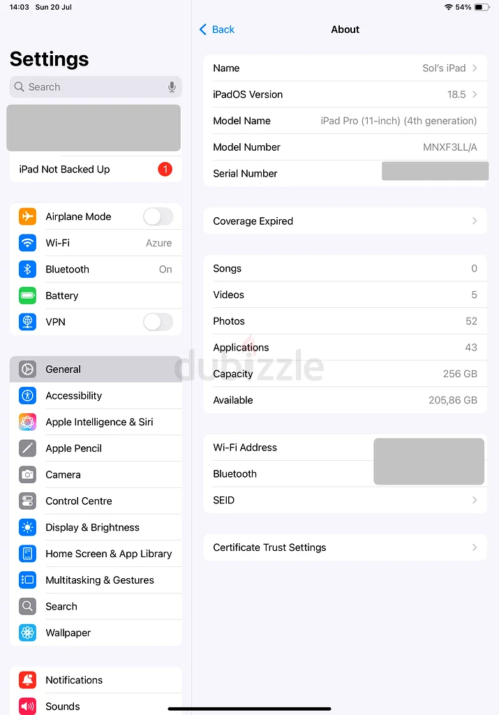 جهاز iPad Pro بحجم 11 بوصة، الجيل الرابع + [هدية] قلم Apple Pencil من الجيل الثاني63209836822658114