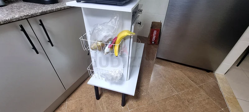 Stylish White Kitchen Cart - Perfect for Any Home!63219824807553111