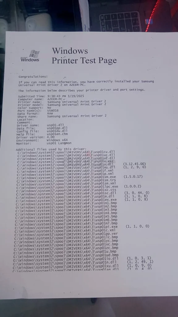 Laser Printer Samsung63167582728963111