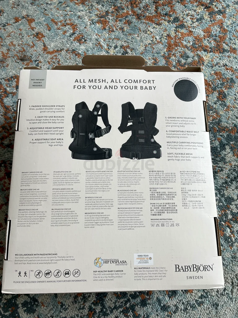 Comfortable BABYBJÖRN Baby Carrier One Air for Effortless Adventures63196629496065112