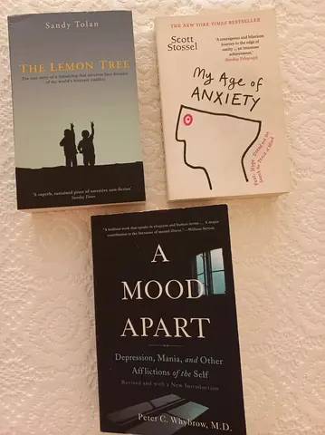 Group 5- Thought-Provoking Book Collection: The Lemon Tree, My Age of Anxiety, A Mood Apart