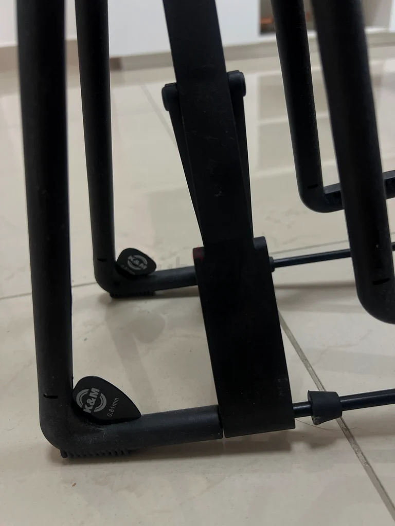 Premium Adjustable Guitar Stand for Musicians with 2 picks - KM63230180125698112