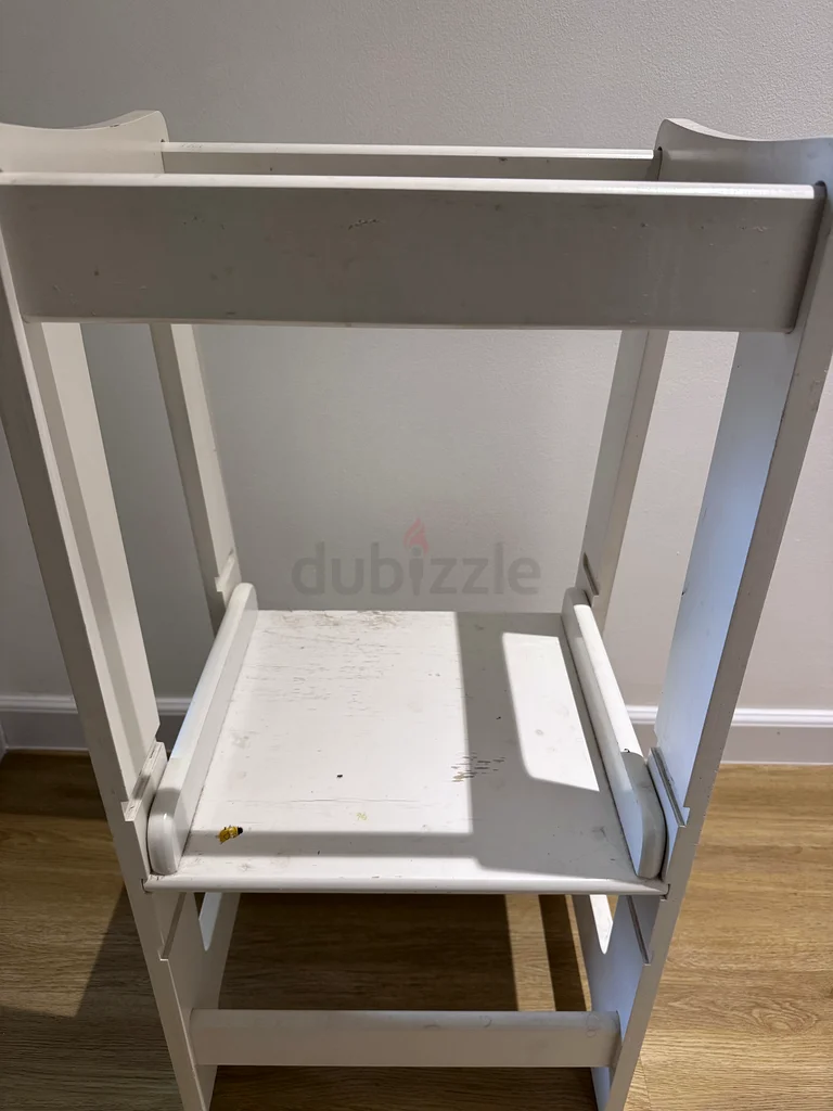 Toddler stand tower step up baby wood white63207398836481112