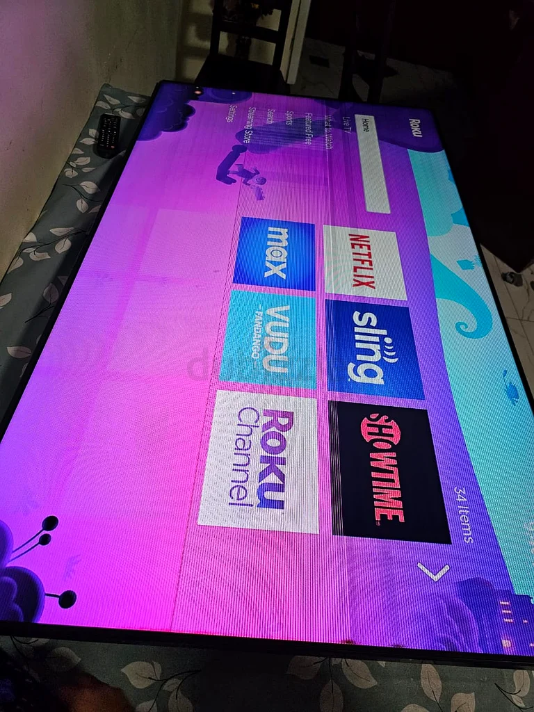 Samsung 58 Smart LED- Display panel damaged63167575339394112