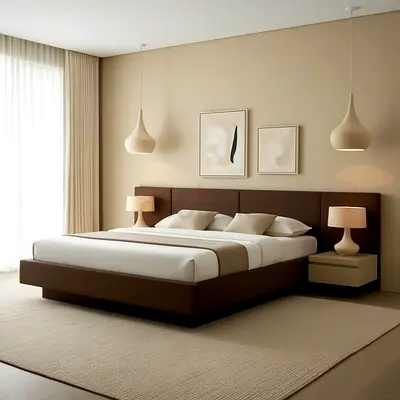 Elegant Modern Bed Set for a Luxurious Bedroom