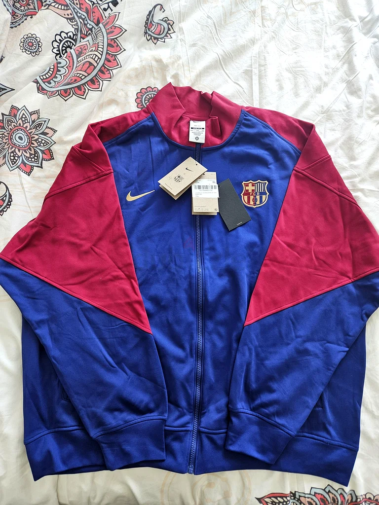 سترة نايك في سي برشلونة بسحاب - مثالية للمشجعين! 2XL63237616656515119