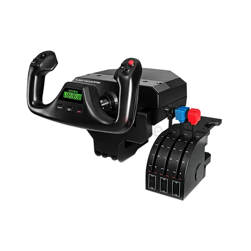 نظام عجلة القيادة Logitech G Saitek Pro Flight، عجلة قيادة احترافية ومجموعة دواسات للتمثيل المحاكي، 3 أوضاع63173865624065111