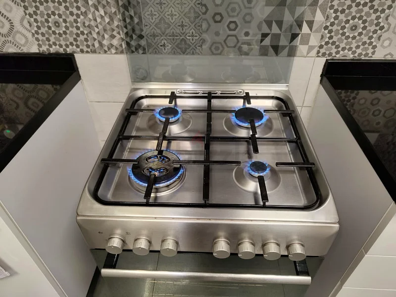 4-Burner Ariston Gas Stove + Electric Oven/Grill | Auto Ignition | Fan-Assist | No issues63168524474883111
