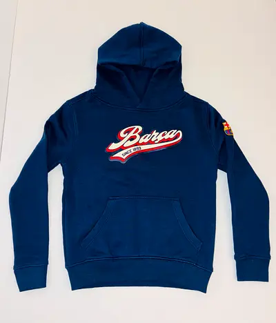 FC BARCELONA Official Kids Hoodie – Size 6 Yrs (From Camp Nou!)
