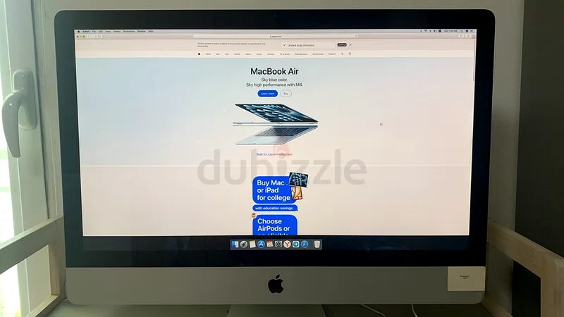 27 بوصة iMac 2011، معالج Core i7، 8 جيجابايت، قرص صلب بسعة 1 تيرابايت63167119496450112