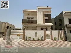 For sale, a villa in Ajman Al Zahia, 5 master rooms, a Majles room, a hall, and a maid’s room, fre