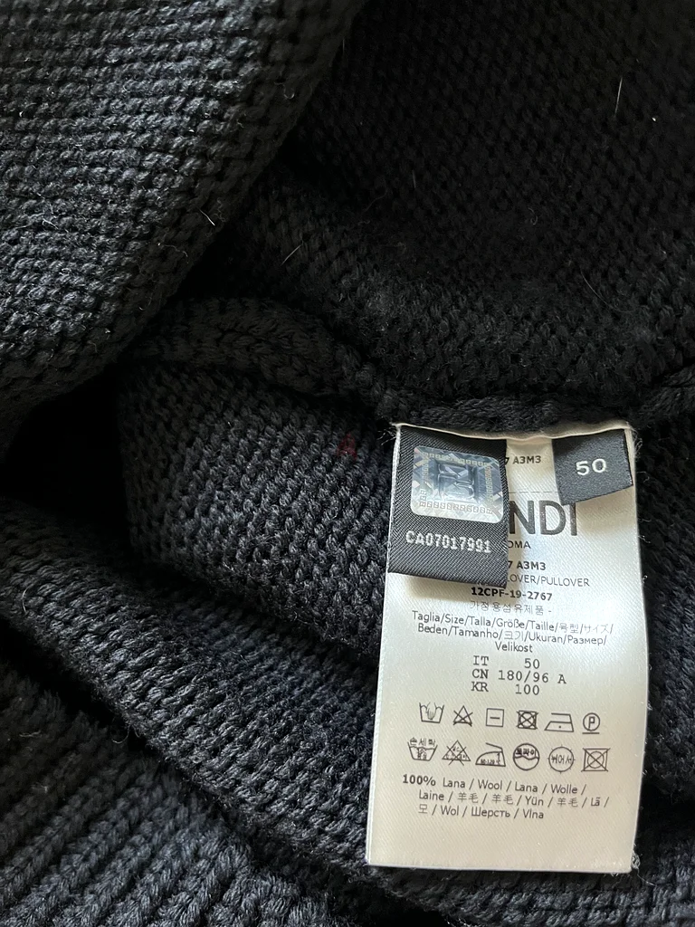 Stylish Fendi Wool - Knit Sweater - A Must-Have in Your Wardrobe!63237616782977111