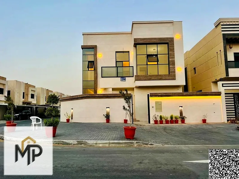 فيلا للبيع في موقع متميز مقابل مشروع آذى كورنر، طابقين مع ماء وكهرباء63897202352386111