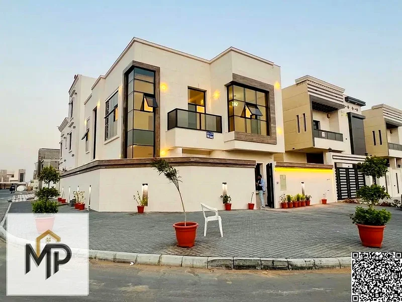 فيلا للبيع في موقع متميز مقابل مشروع آذى كورنر، طابقين مع ماء وكهرباء63897202352386110