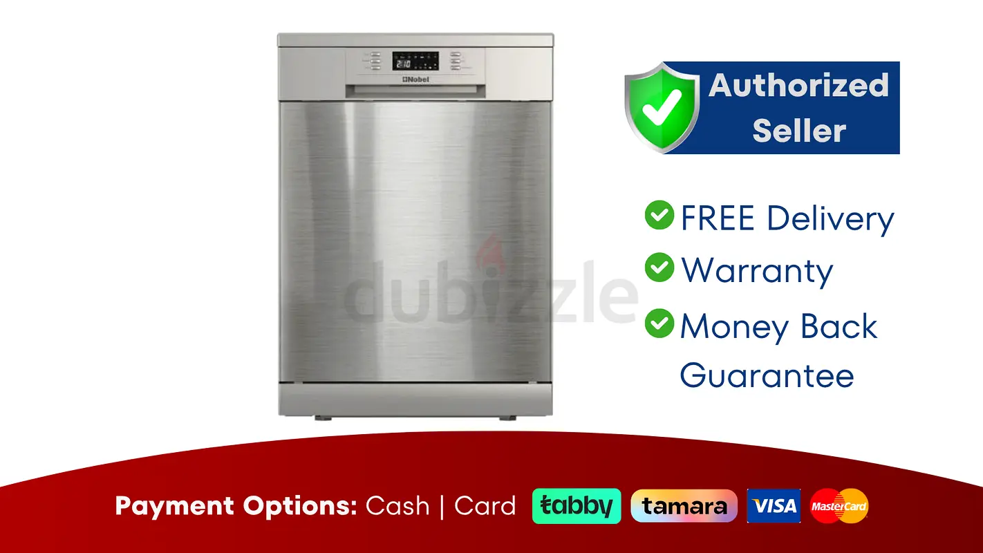 Nobel 14 Place Free Standing Dishwasher ● New | Warranty | FREE Delivery