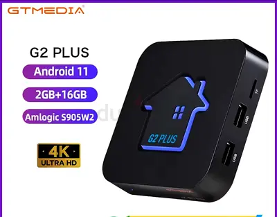 New GTMEDIA G2 PLUS Android 11 TV BOX,4K UHD  Amlogic 905W2 Quad Core 2GB 16GB 2.4G WIFI Media  Play