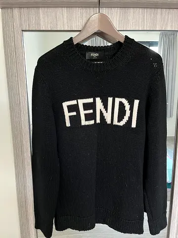 Stylish Fendi Wool - Italian Knit Sweater - A Must-Have in Your Wardrobe!