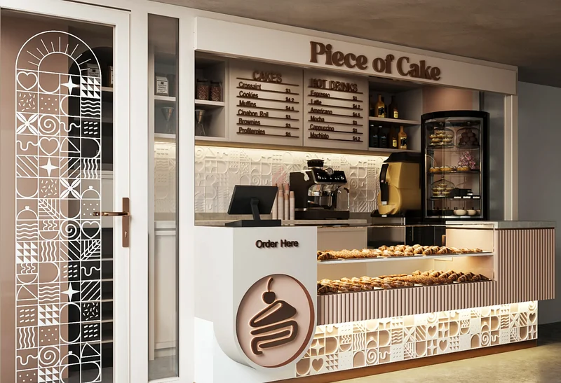 Food Cake Kiosk | Custom Design63257630044418110