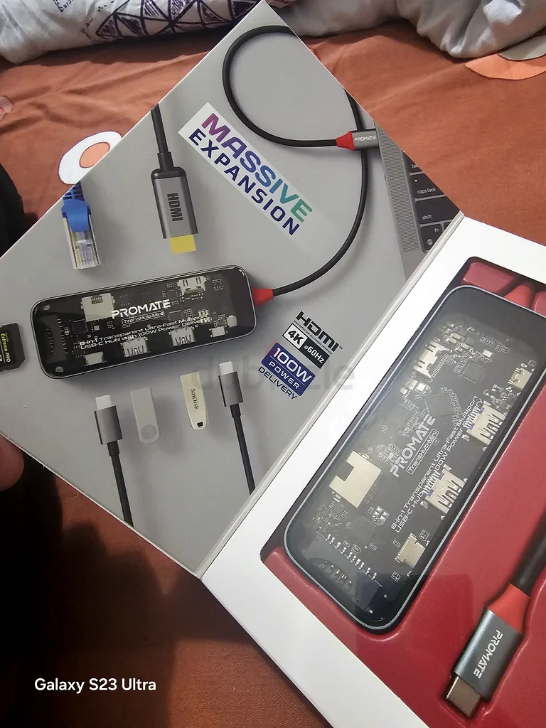 Expand Your Connectivity with the Promate MultiPort USB-C Hub!63257116113283111
