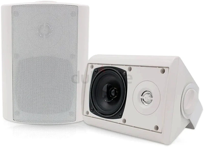 Herdio Indoor Outdoor Speakers Waterproof Wired 200 Watt with Powerful Bass,Wall Mount Speakers632612779866901119