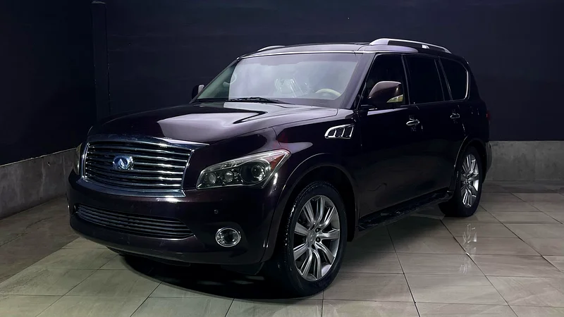 Infiniti Nissan Petrol 2012 QX56 4×4 Platinium Red Wine Color Non Accident63154167029378112