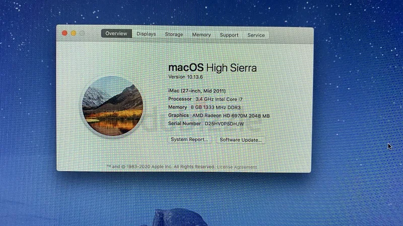27 بوصة iMac 2011، معالج Core i7، 8 جيجابايت، قرص صلب بسعة 1 تيرابايت63167119496450111